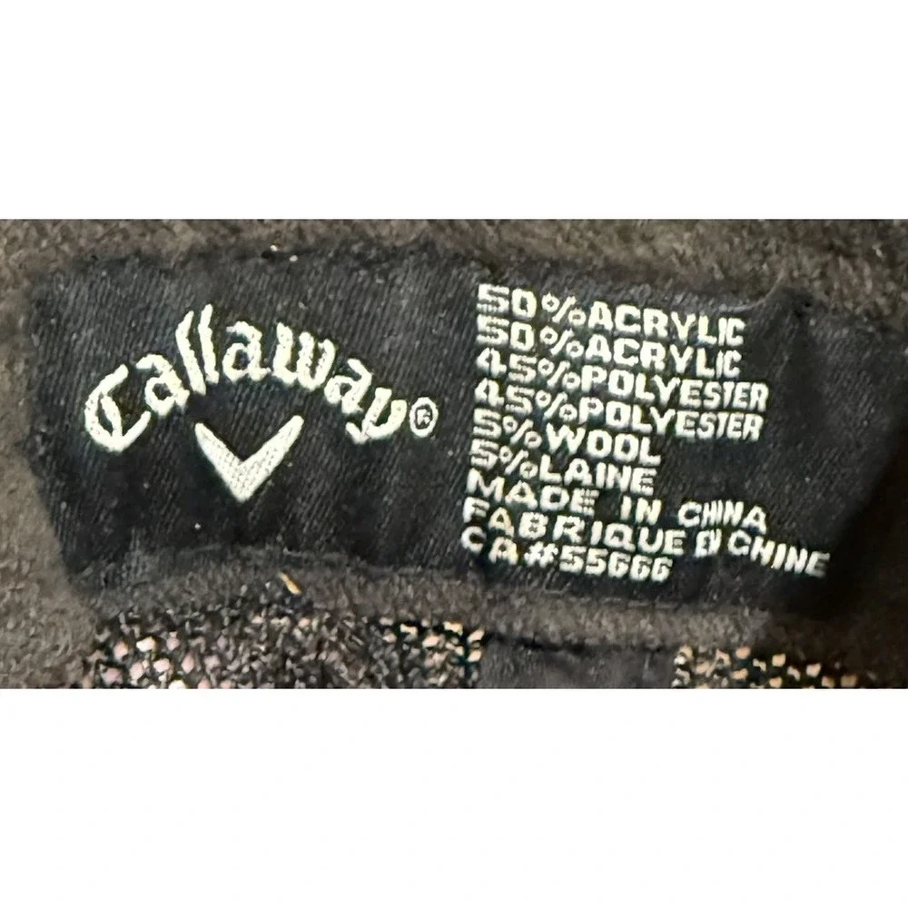Callaway Hat Cap Mens‎ Black Snapback Mesh Trucker Carlsbad CA Golf